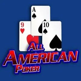All American Poker by RTG (Reel Time Gaming), showcased at slotroyals.eu – game logo