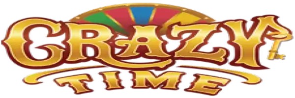Crazy Time logo by Evolution at SlotRoyals Casino