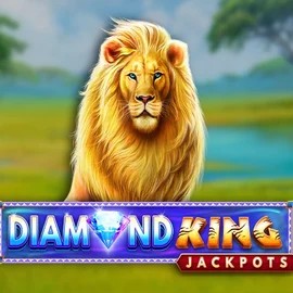 Diamond King Jackpots logo by SpinPlay Games at SlotRoyals Casino