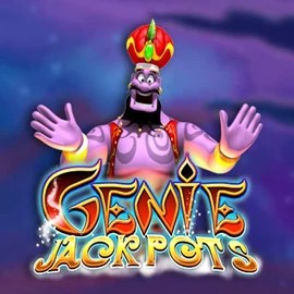 Genie Jackpots by Blueprint Gaming, showcased at slotroyals.eu – game logo