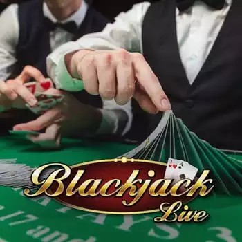 Live Blackjack logo by Evolution SlotRoyals Casino