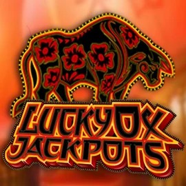 Official Jackpots logo: Lucky Ox Jackpots by Rival at SlotRoyals Casino