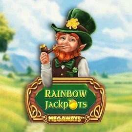 Rainbow Jackpots Megaways casino game by Red Tiger Gaming – featured logo at SlotRoyals Casino