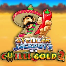 Official Jackpots logo: Stellar Jackpots with Chilli Gold x2 by Lightning Box Game at SlotRoyals Casino