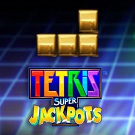 Tetris Super Jackpots casino game by WMS – featured logo at SlotRoyals Casino